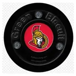 Green Biscuit OTTAWA SENATORS NHL Puk, černá, velikost