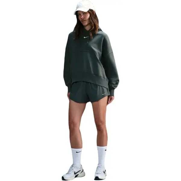 Nike SPORTSWEAR PHOENIX FLEECE Dámska mikina, tmavo zelená, veľkosť