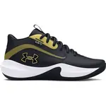 Under Armour GS LOCKDOWN 7 Detská unisex basketbalová obuv, čierna, veľkosť 40