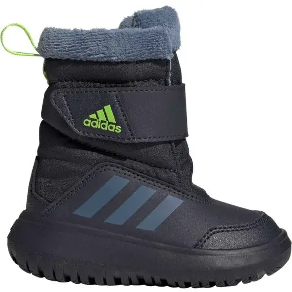 adidas WINTERPLAY I Detská zimná obuv, tmavo modrá, veľkosť