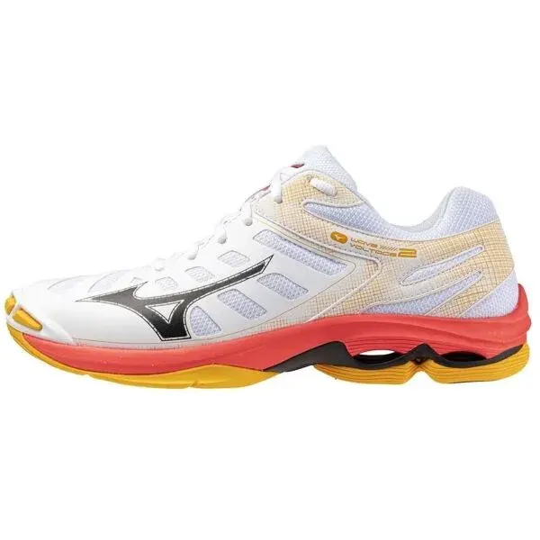 Mizuno WAVE VOLTAGE 2 Pánska volejbalová obuv, biela, veľkosť 44.5