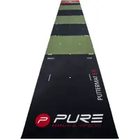 PURE 2 IMPROVE GOLFPUTTING MAT 65 x 500 cm Putting podložka, čierna, veľkosť