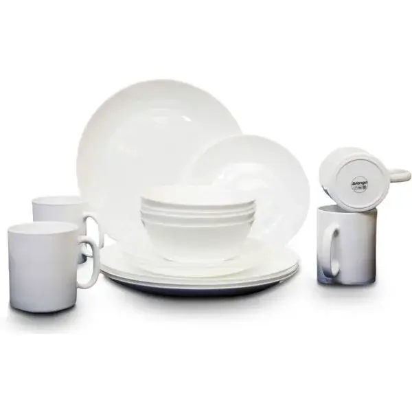 Vango OPAL 16 PIECE DINING SET Jedálenský set, biela, veľkosť