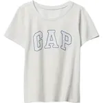 GAP V-LOGO Dievčenské tričko, biela, veľkosť 5Y