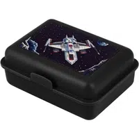 BAAGL PIXEL SPACE Box na desiatu, čierna, veľkosť