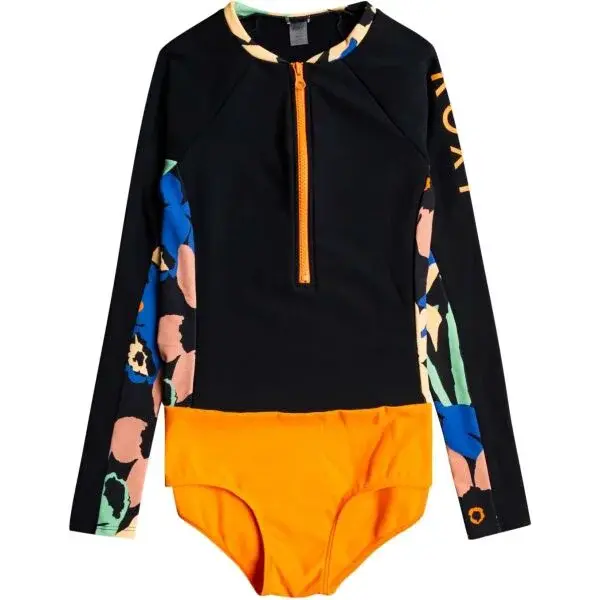 Roxy HEATER ONESIE SHORTY Dámske body do vody, čierna, veľkosť