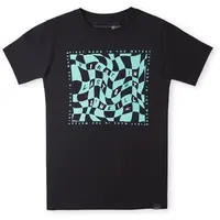 O'Neill CHECKER T-SHIRT Chlapčenské tričko, čierna, veľkosť