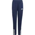 adidas TIRO 23 PANTS Juniorské tepláky, tmavo modrá, veľkosť
