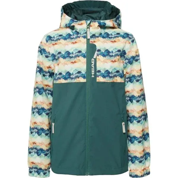 Head LANS Detská bunda, zelená, veľkosť 128-134