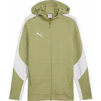 Puma TEAMEVOSTRIPE HOODED JACKET Pánska bunda, zelená, veľkosť