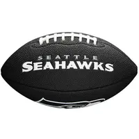 Wilson MINI NFL TEAM SOFT TOUCH FB BL SE Mini lopta na americký futbal, čierna, veľkosť