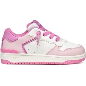 Geox J WASHIBA D Dievčenské tenisky, biela, veľkosť
