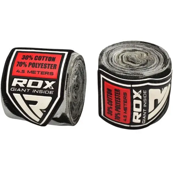 RDX HAND WRAPS 4,5M Bandáž, sivá, veľkosť