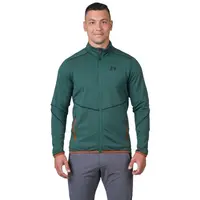 Hannah DAMAR Pánska funkčná mikina, tmavo zelená, veľkosť XXL