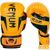 Venum ELITE BOXING GLOVES KIDS - EXCLUSIVE FLUO Detské boxerské rukavice, oranžová, veľkosť