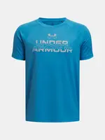 Chlapecké tričko Under Armour UA Tech Split Wordmark SS - Kluci