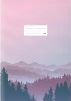 Školní sešit A4 444, linkovaný, stmívání