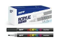Akrylový popisovač MFP 4mm - černý