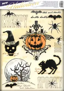 Okenní fólie halloween HA004 30x42cm