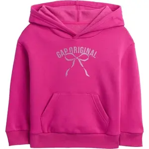 GAP V-LOGO PO Dětská mikina, růžová, velikost 5Y