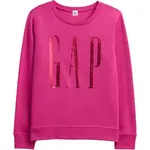 GAP V-LOGO DOORBUSTER CREW Dámská mikina s logem, růžová, velikost