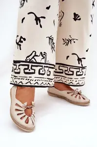 Ploché baleríny z přírodní kůže Zazoo