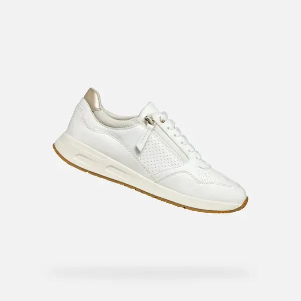 Bílé dámské tenisky Geox Bulmya - Dámské