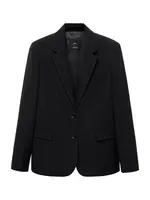 MANGO Blejzer 'Bergen'  námornícka modrá / biela