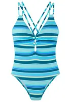 s.Oliver Jednodielne plavky  modrá / tyrkysová / vodová / biela