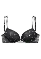 VIVANCE Podprsenka  pastelovo zelená / čierna / šedobiela