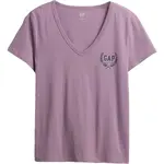 GAP V-FRCH SS FAV V GRAPHIC Dámske tričko, fialová, veľkosť