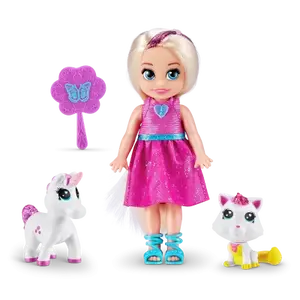 Panenka se zvířátkem