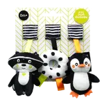 GaGaGu Závěsná plyšová hračka mýval, tučňák, donut