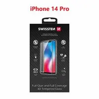 Tvrzené sklo Swissten Ultra Durable 3D Full Glue Glass pro Apple iPhone 14 Pro, černá