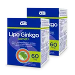 GS Lipo Ginkgo paměť+ 60 mg, 2 × 90 kapslí
