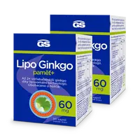 GS Lipo Ginkgo paměť+ 60 mg, 2 × 90 kapslí