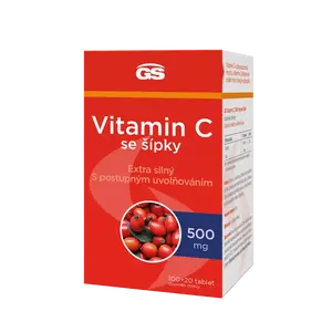 GS Vitamin C 500 se šípky, 100+20 tablet