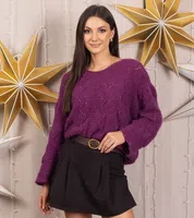Gemre Soft Purple Long-Sleeve Sweater Rianne
