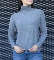 Gemre Grey loose-fitting turtleneck Lukana