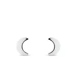 Zlaté náušnice ve tvaru měsíce KLENOTA