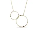Zlatý náhrdelník s kroužky KLENOTA