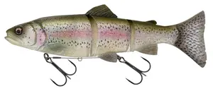 Savage gear gumová nástraha 3d line thru trout clear rainbow trout - 20 cm 98 g