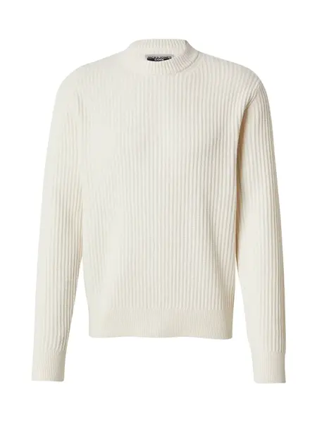 JACK & JONES Sveter 'JCOGRID'  krémová