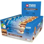 MaxiNutrition Waffle Protein Bar proteinová tyčinka příchuť Milk and Hazelnut 12x40 g