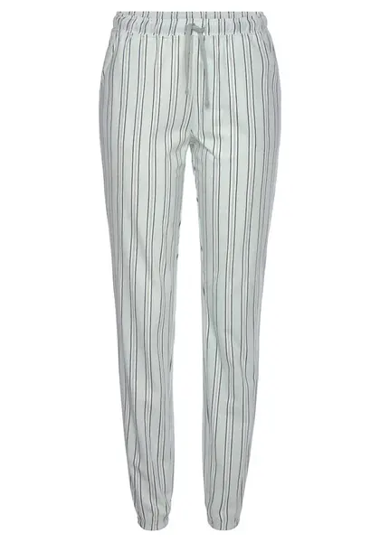 VIVANCE Pyžamové nohavice 'Dreams'  námornícka modrá / zelená / biela