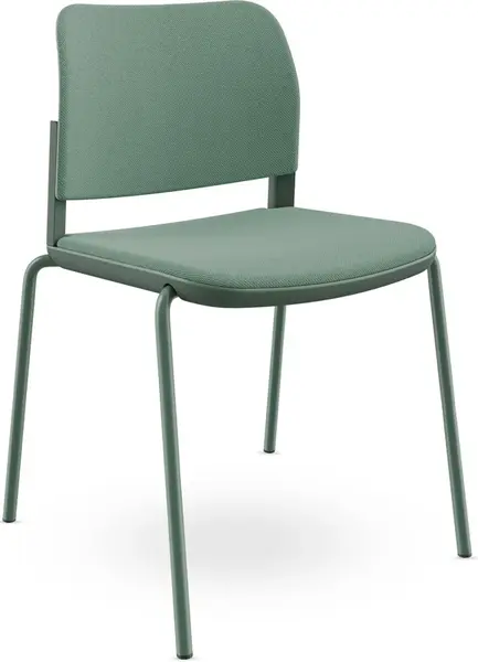 LD SEATING Konferenční židle DUO,DU-03-N7, zelená kostra, celočalouněná