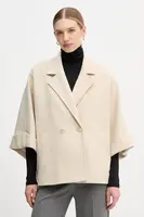 Kabát Gaudi béžová barva, 521FD35015