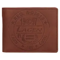 Pánská kožená peněženka Lagen Elías - hnědá