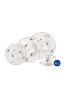 Jídelní set pro 6 osob Villeroy & Boch Vieux Luxemburg 30-pack modrá barva