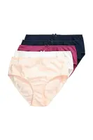 Ulla Popken Nohavičky  námornícka modrá / brusnicová / biela / biela ako vlna